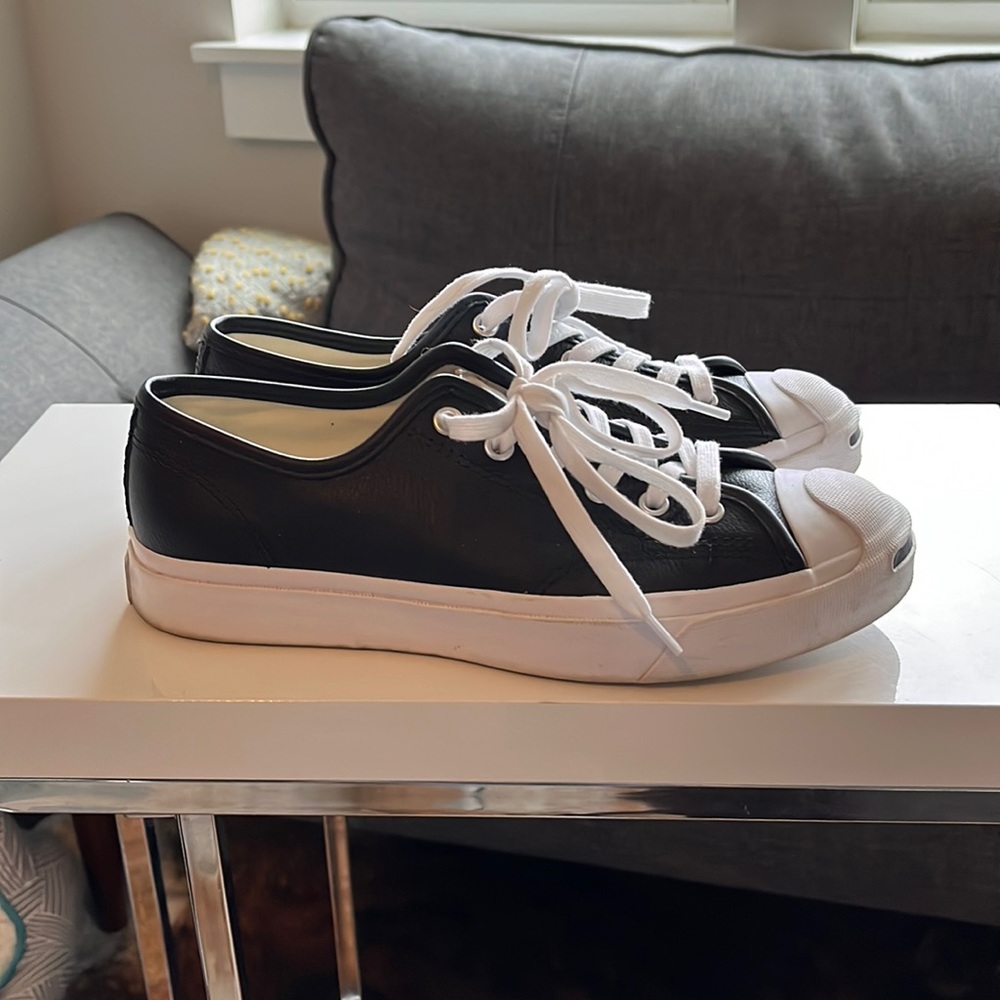 Converse Jack Purcell in leather, Women’s 8/Men’s 6.5